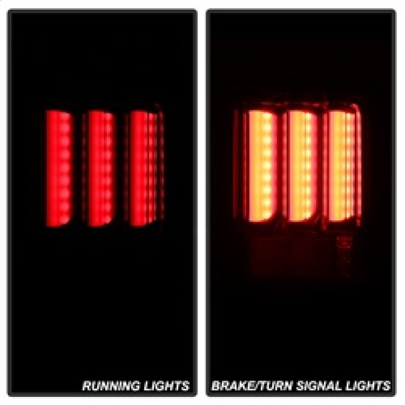 Spyder 5084798 fits Jeep 07-16 Wrangler Version 2 Light Bar LED Tail Lights - R