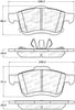 Stoptech 308.1721 Street Brake Pads - Front/Rear