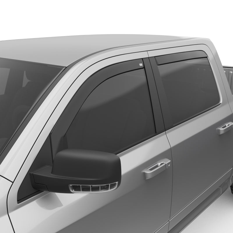 EGR 572751 09+ fits Dodge Ram Pickup Crew Cab In-Channel Window Visors - Set of 4 (572751)