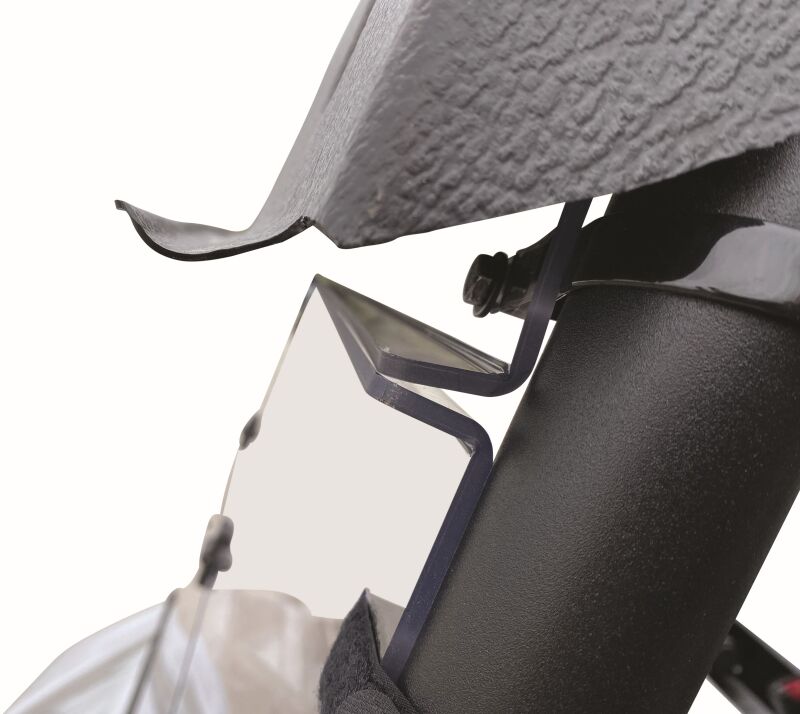QuadBoss 375787 fits Kawasaki KAF820 Mule Pro-DX Windbreak Folding Windshield