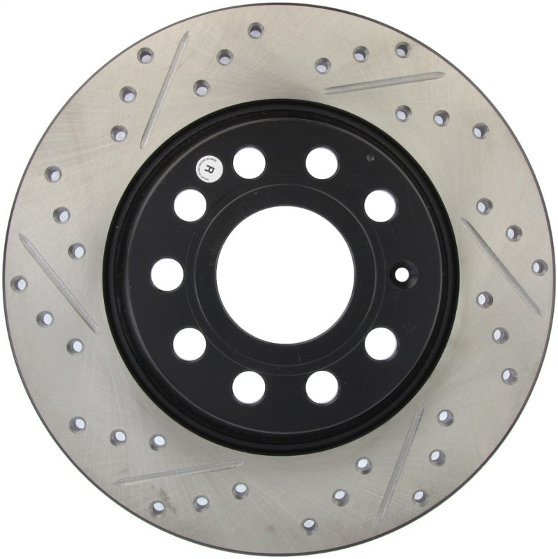 Stoptech 127.33099R Slotted & Drilled Sport Brake Rotor