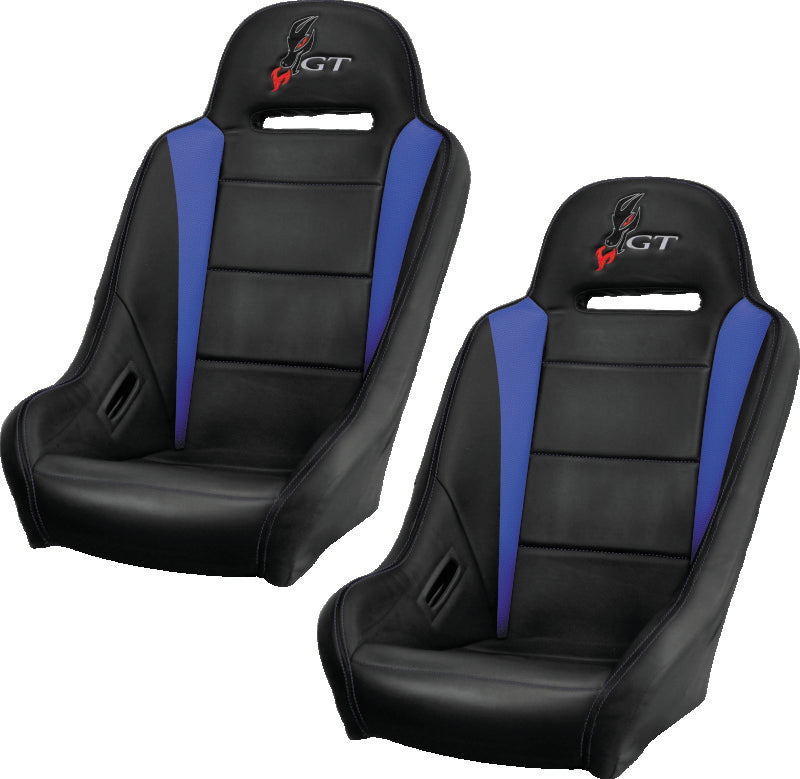 DragonFire Racing 521412 Highback Gt Seat Pr Blk/Blu