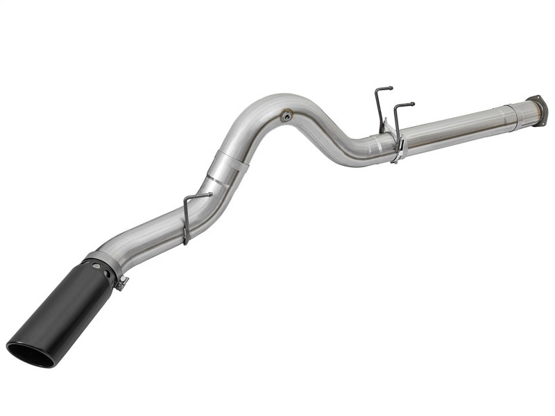 AFE 49-03090-B 5in DPF-Back Alum Steel Exhaust System w/Black Tip 2017 fits For