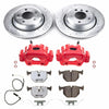 PowerStop KC5738 26 10 fits BMW X3 Rear Z26 Street Warrior Brake Kit w/Calipers