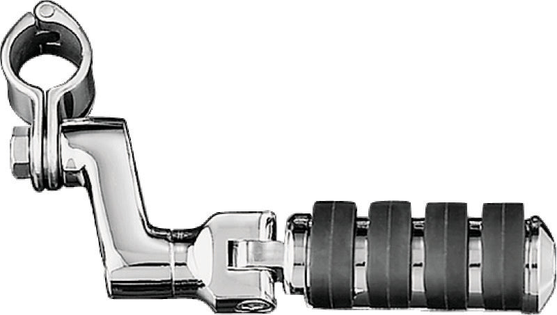 Kuryakyn 7999 Kuryakyn Large ISO Offset Highway Pegs With 1-1/4inch Clamp Chrome (Pair)