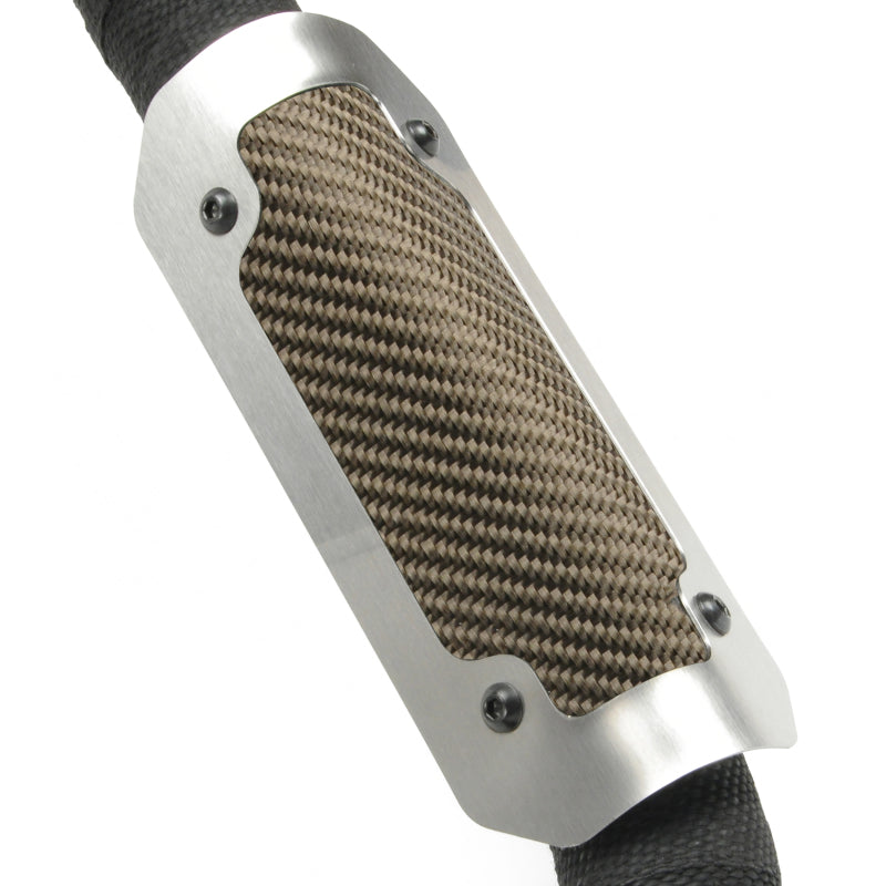 DEI 10903 Powersport Flexible Heat Shield -4in x 8in - Brushed/Titanium