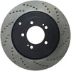 Stoptech 128.46075L 08 Mitsubishi Evo AWD Drilled Left Rear Rotor
