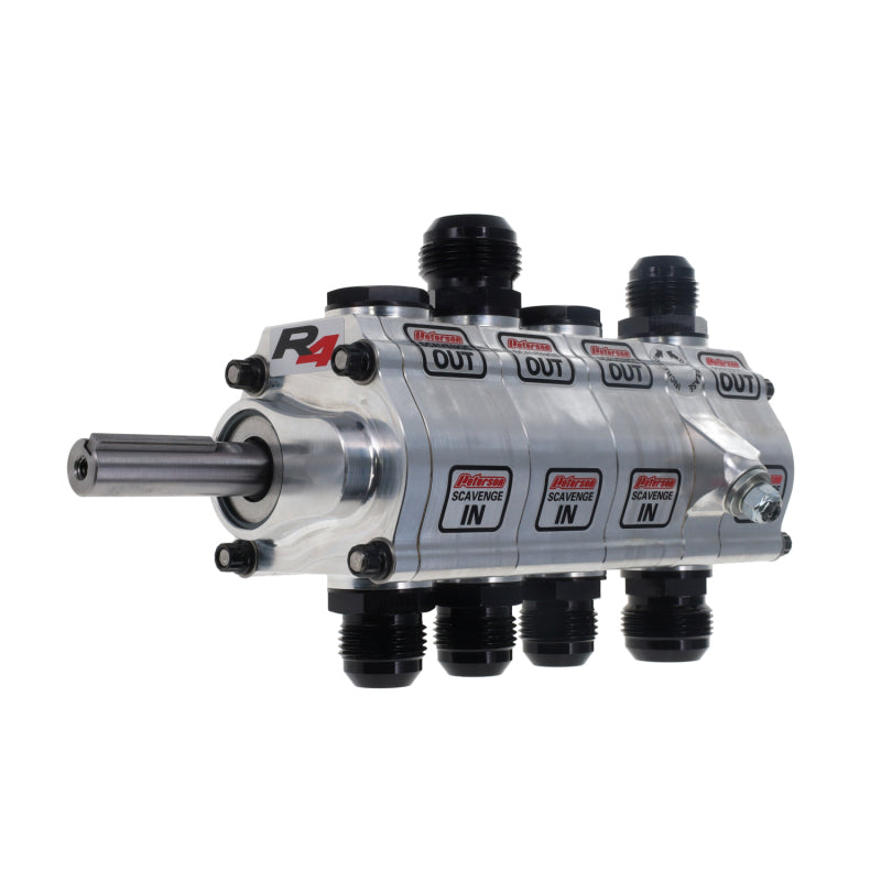 Peterson Fluid Systems 768563 R4 4-Stage Oil Pump - Left Side Mount - Rear Drive