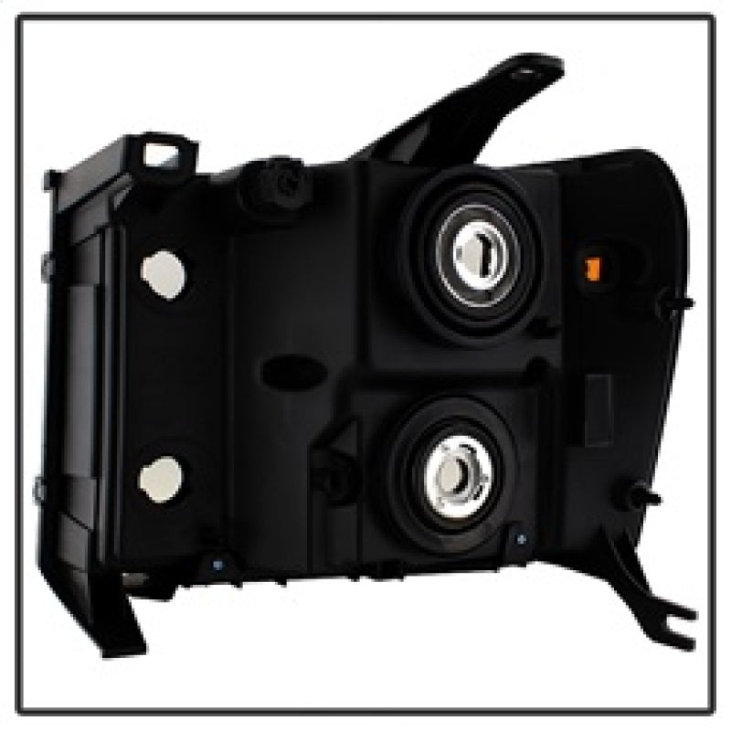 Xtune 9034749 fits GMC 07-13 Sierra Crystal Headlights Black HD-JH-GSIE07-AM-BK