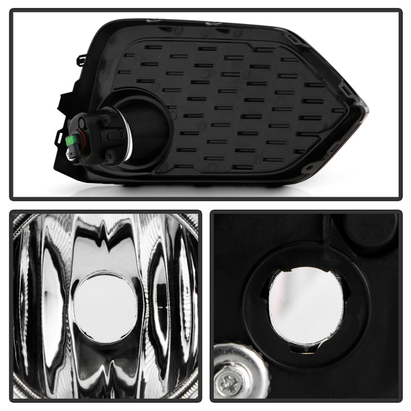 Spyder 9043321 fits Honda 16-17 Civic 3DR Hatchback Only OEM Fog Light w/Switch