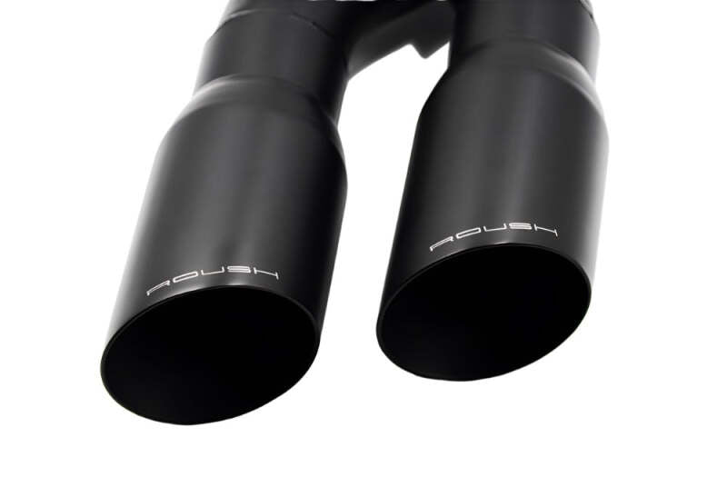 Roush 422319 21-24 fits Ford F-150 5.0L 4in Black Exhaust Y Tip Kit