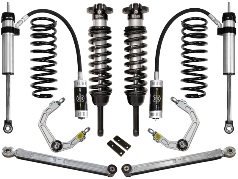 ICON K53064 2010+ fits Toyota FJ/4Runner 0-3.5in Stage 4 Suspension System w/Billet Uca