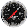 AutoMeter 2405 AutoMeter Gauge Boost 2-1/16in. 60 PSI Mechanical Traditional Chrome