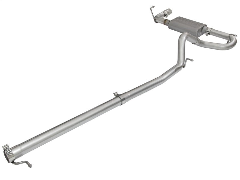 AFE 49-08044-1P on 2-1/2in Aluminized Steel Cat Back Exhaust 07-17 fits Jeep Wr