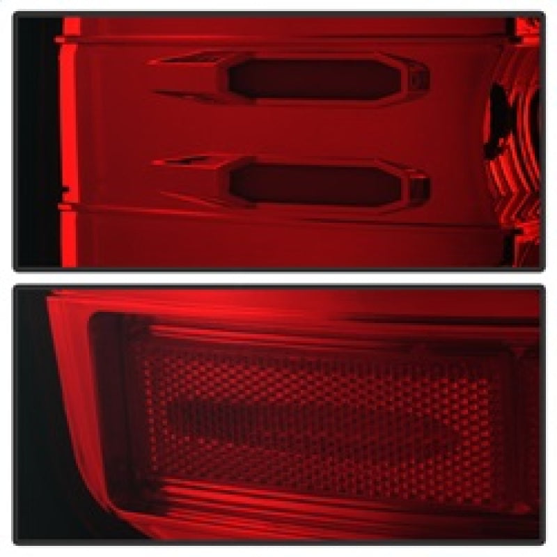 Spyder 5083753 fits Chevy 16-20 Silverado 2017 Light Bar LED Tail Lights - Red