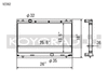 Koyo V2362 03-05 fits Dodge SRT-4 2.4L Turbo (MT) Radiator