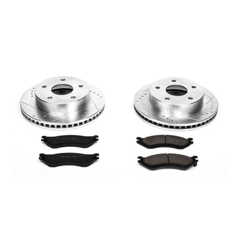 PowerStop K5143 fits Dodge 00-01 Ram 1500 Front Z23 Evolution Sport Brake Kit