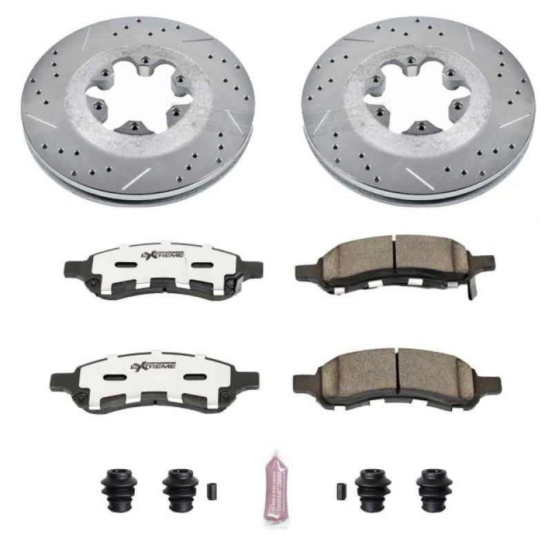 PowerStop K5405 26 09 fits Chevrolet Colorado Front Z26 Street Warrior Brake Kit