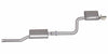 Gibson 617001 fits Dodge 07-10 Charger SE 2.7L 2.5in Axle-Back Single Exhaust -