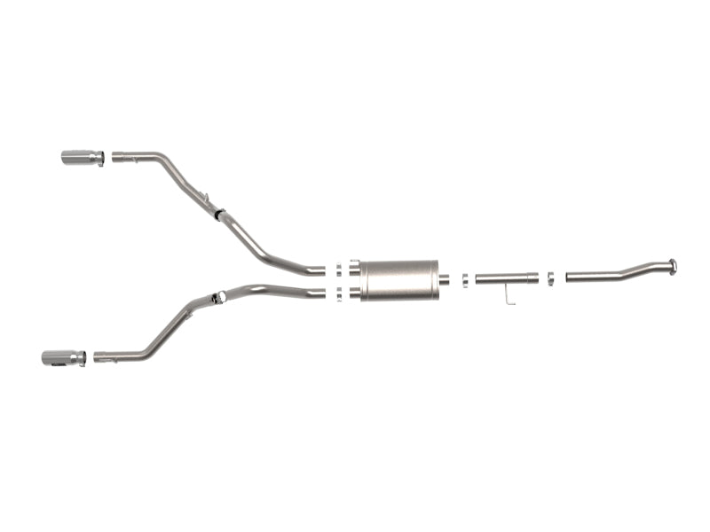 AFE 49-33130-P Series 3in 304SS Cat-Back w/ Polished Tips 15-20 fits Ford F-15