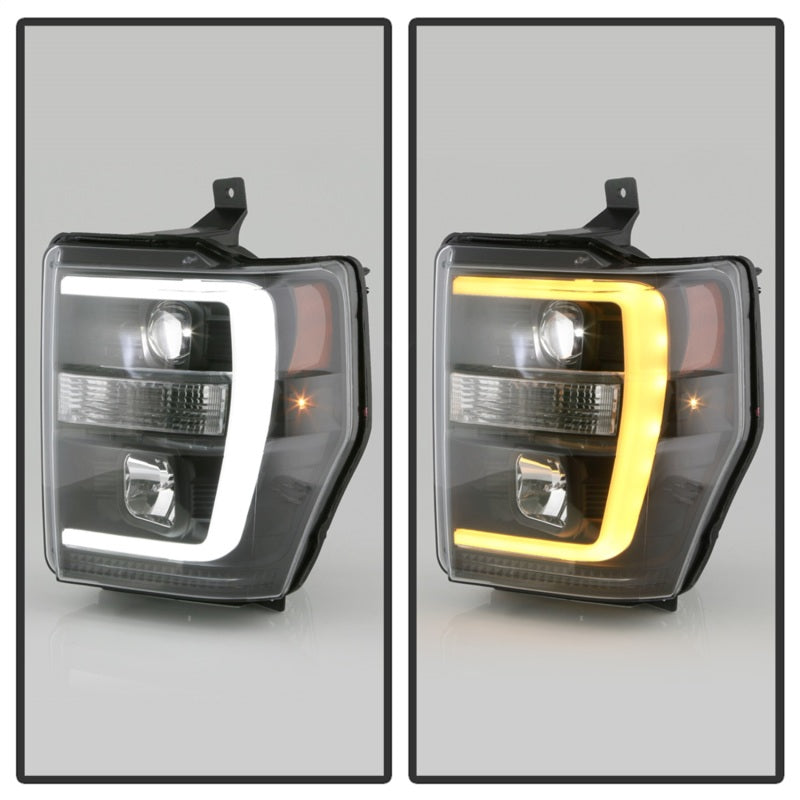 Spyder 5087751 fits Ford 08-10 F-250/350/450 V2 High-Power LED Headlights-Switc