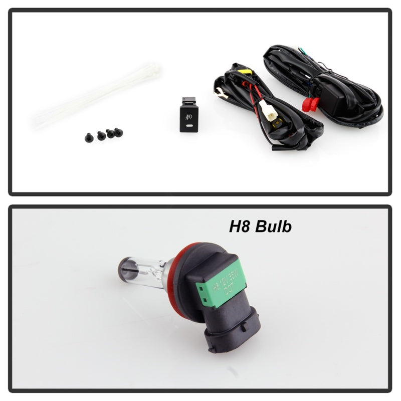 Spyder 5086334 fits Toyota 18-20 Sienna 2019 OEM Fog Lights w/OEM Fit Switch -