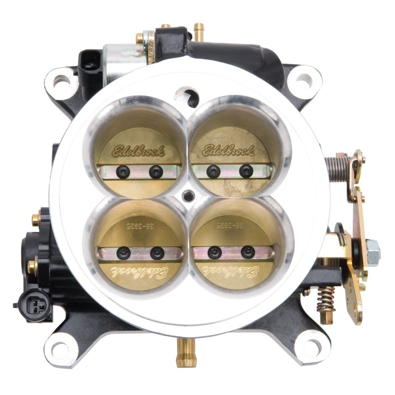 Edelbrock 3978 Throttle Body 4-Barrel 4150 Style Flange 1 75In Bores Includes Gm/DeLPHi Iac