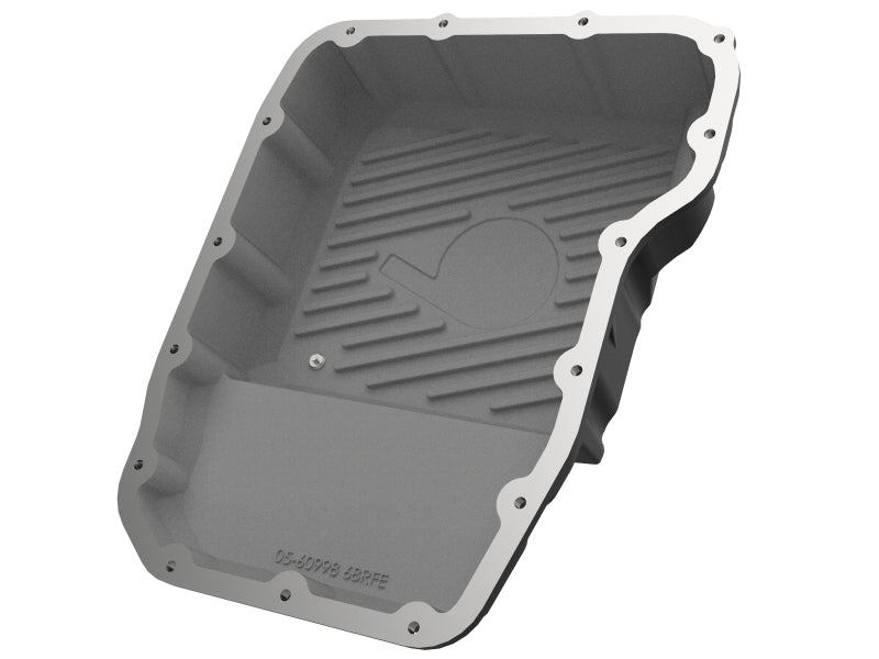 AFE 46-71160B ission Pan (Black w/ Machined Fins) 13-19 fits Dodge Diesel Truck