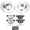 PowerStop K7009-26 13-15 fits BMW X1 Rear Z26 Street Warrior Brake Kit