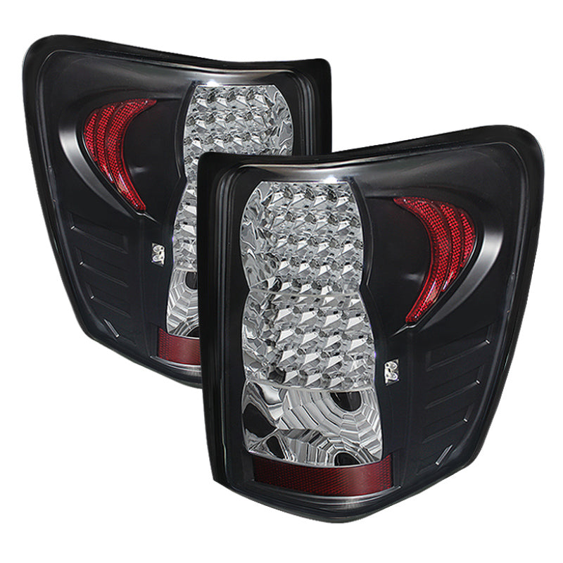 5073433 Xtune fits Jeep 99-04 Grand Cherokee LED Tail Lights Black ALT-JH-JGC9