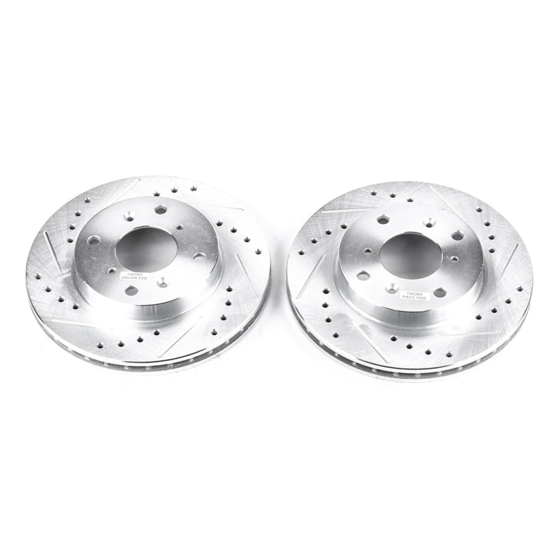 PowerStop fits Acura 98-99 CL Front Evolution Drilled & Slotted Rotors - Pair