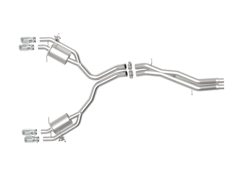AFE 49-36427-P fits Audi RS5 Coupe MACH Force-Xp 3in to 2.5in 304 SS Axle-Back