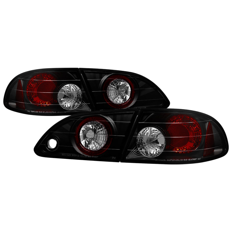 Spyder 5084323 fits Toyota 98-02 Corolla Euro Tail Lights Black Smoke ALT-YD-TC