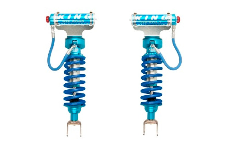 King 25001-207A Shocks 09-18 fits Ram 1500 4WD Front 2.5 Dia Remote Reservoir Coilover w/Adjuster (Pair)