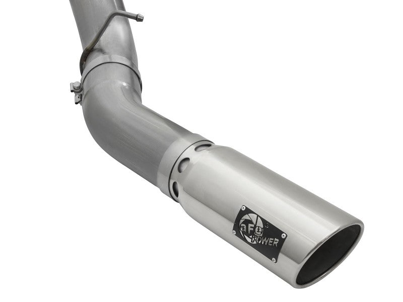 AFE 49-44081-P Bore HD 5in Exhausts DPF-Back SS w/ Pol Tips 16-17 fits GM Diese