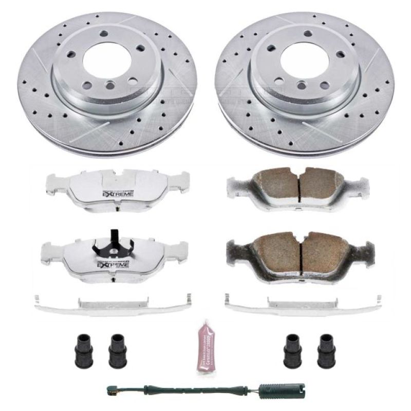 PowerStop K867-26 01-02 fits BMW Z3 Front Z26 Street Warrior Brake Kit