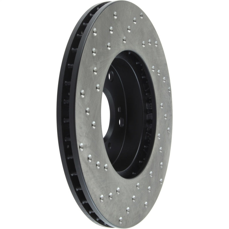 Stoptech 128.40036CL 06-18 Honda Civic Cryo Drilled Sport Left Front Rotor
