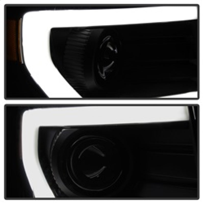 xTune 9037252 fits Ford F150 Projector Headlights - Light Bar DRL - Black PRO-J