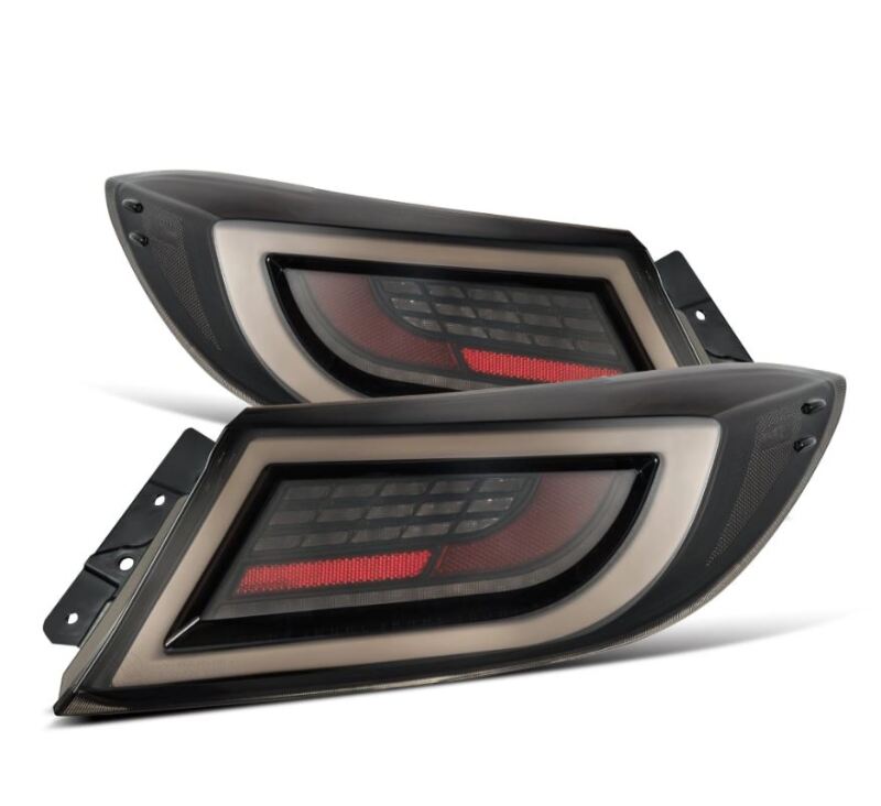 AlphaRex 675020 22-24 fits Toyota GR86 LUXX LED Taillights Black Smoke