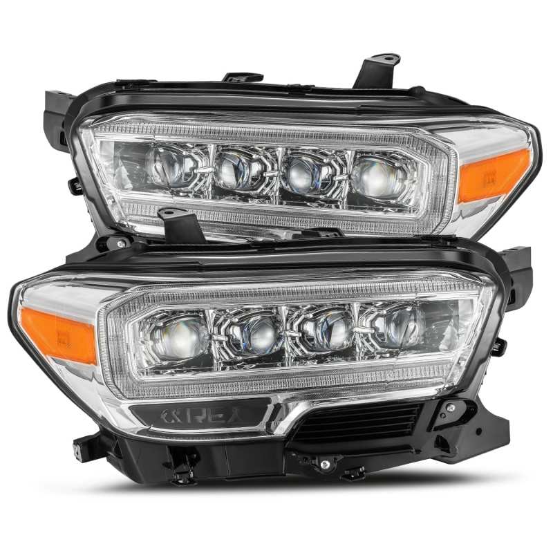 AlphaRex 880706 fits Toyota 16-20 Tacoma NOVA LED Projector Headlights Plank St
