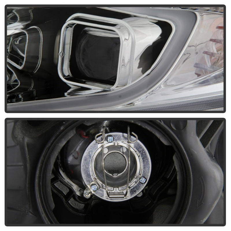 xTune 9042225 09-14 fits Acura TSX Projector Headlights - Light Bar DRL - Chrom