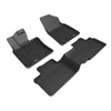 3D MAXpider 2015-2020 fits Ford F-150 Sprcrew Kagu 2nd Row Floormats - Gray