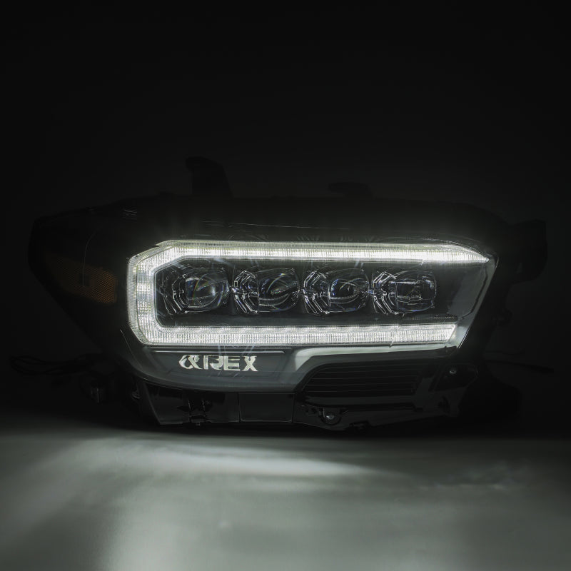 AlphaRex 880706 fits Toyota 16-20 Tacoma NOVA LED Projector Headlights Plank St