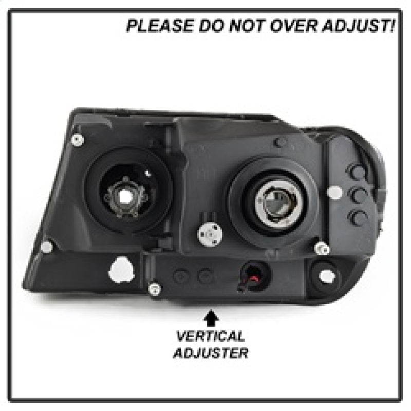 Spyder 5085214 fits Jeep 99-04 Grand Cherokee Projector Headlights - Light Bar