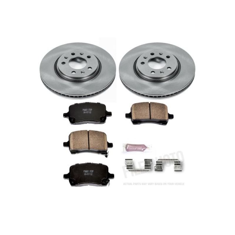 PowerStop KOE1433 fits Pontiac 06-09 Solstice Front Autospecialty Brake Kit