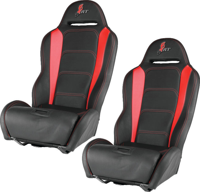 DragonFire Racing 521416 Highback Rt Seat Pr Blk/Red