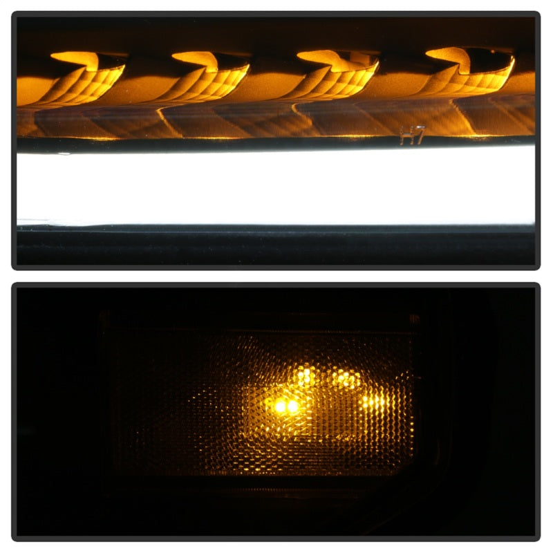 xTune 9043024 14-17 fits Toyota Tundra DRL LED Light Bar Projector Headlights -
