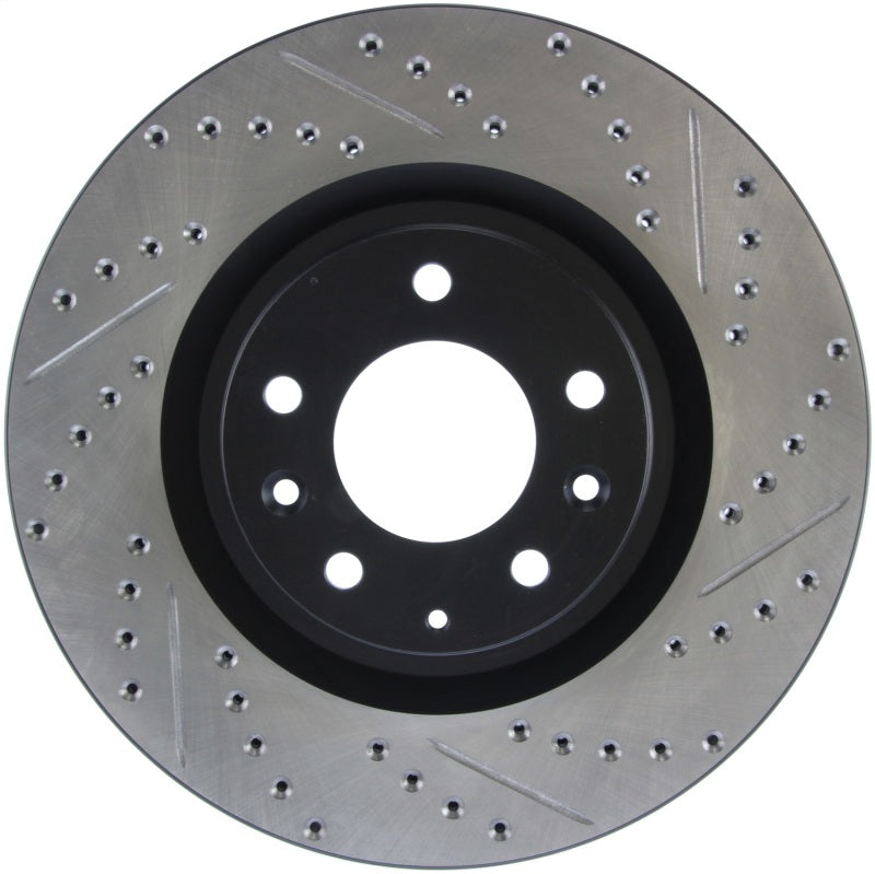 Stoptech 127.45071L 04-09 Mazda RX-8 Slotted & Drilled Left Front Rotor