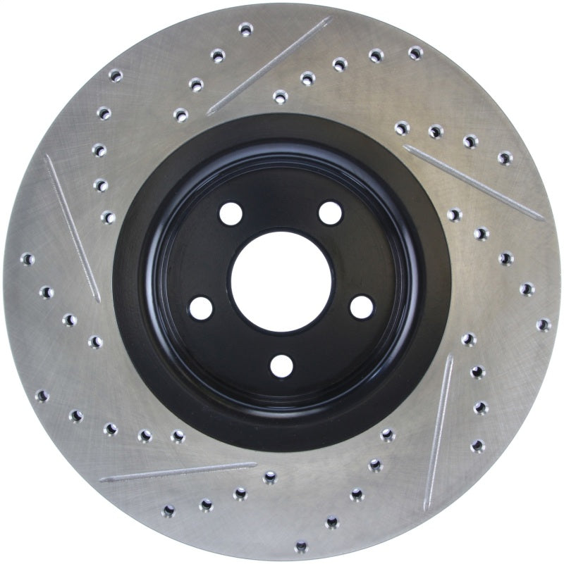 Stoptech 127.65146L 14+ fits Ford Focus ST w/ 335mm Brakes Front Left Slotted & Drilled Rotor