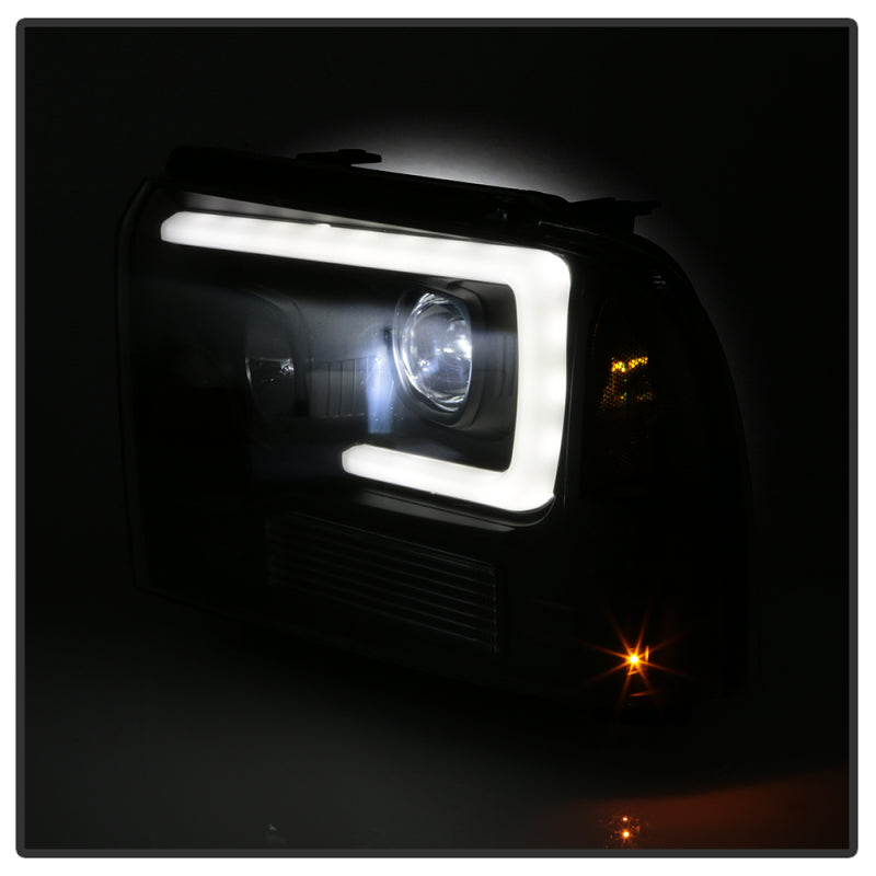 Spyder 5087911 fits Ford 05-07 F250/350/450 Super Duty Projector LED Black PRO-